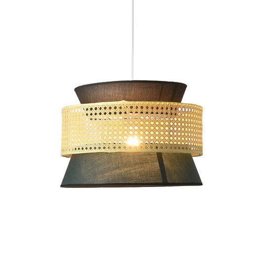 Pendant Light Bamboo Shade Oriental Hanging Design | Rattivo