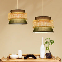 Pendant Light Bamboo Shade Oriental Hanging Design | Rattivo