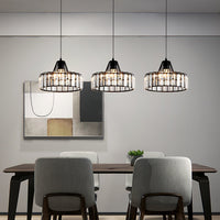 Pendant Light Black Crystal in Nordic Style | Nerava