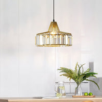 Pendant Light Black Crystal in Nordic Style | Nerava