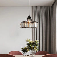 Pendant Light Black Crystal in Nordic Style | Nerava