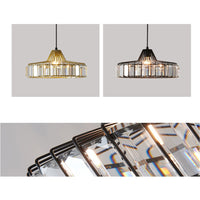 Pendant Light Black Crystal in Nordic Style | Nerava