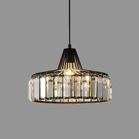 Pendant Light Black Crystal in Nordic Style | Nerava