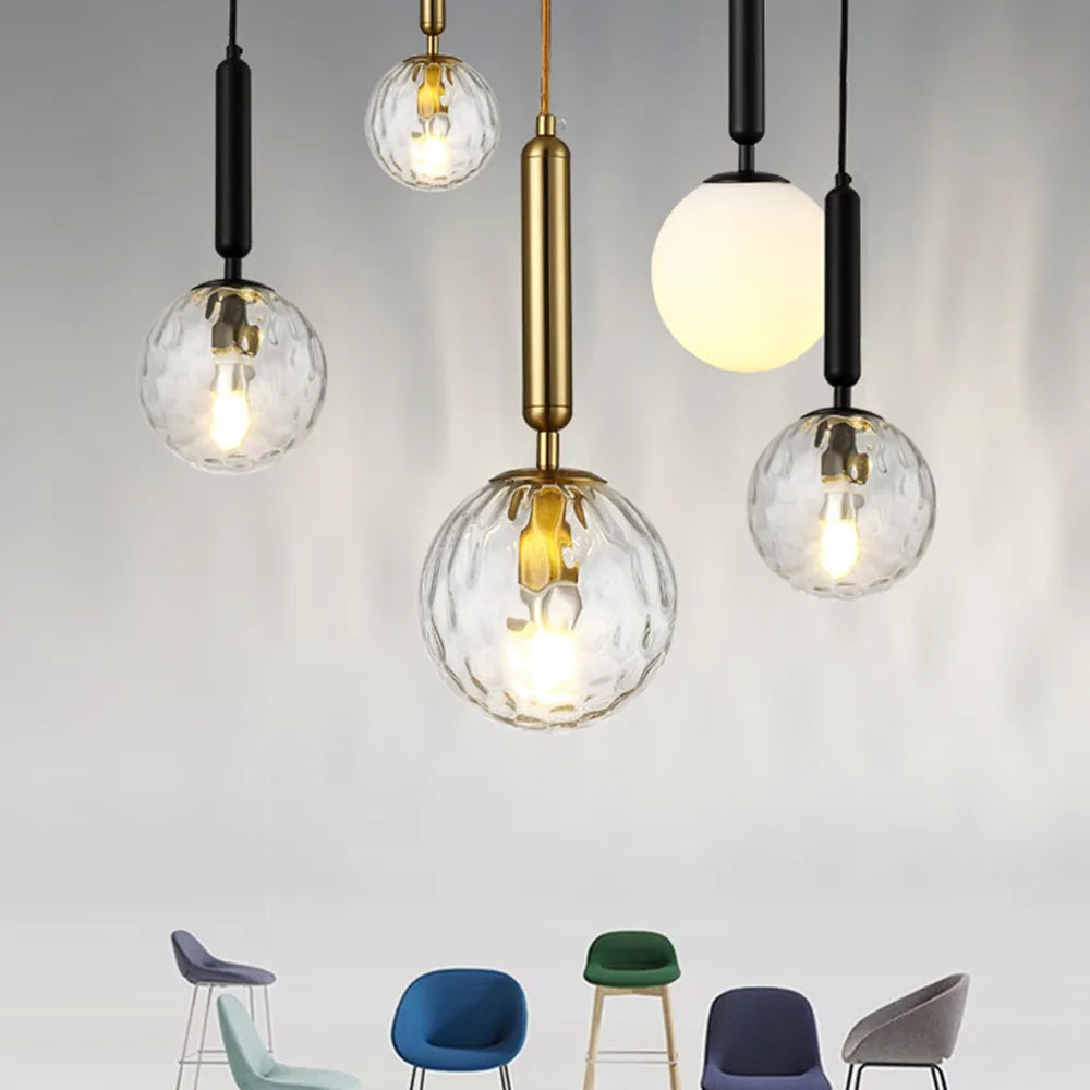 Pendant Light Black Gold Modern Dining | Volmira