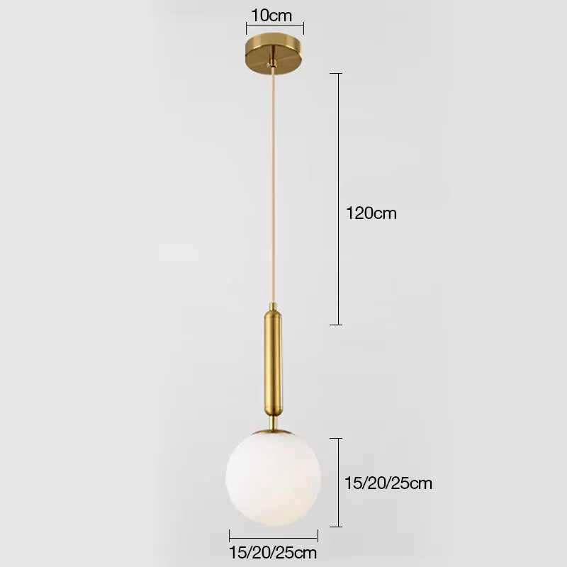Pendant Light Black Gold Modern Dining | Volmira