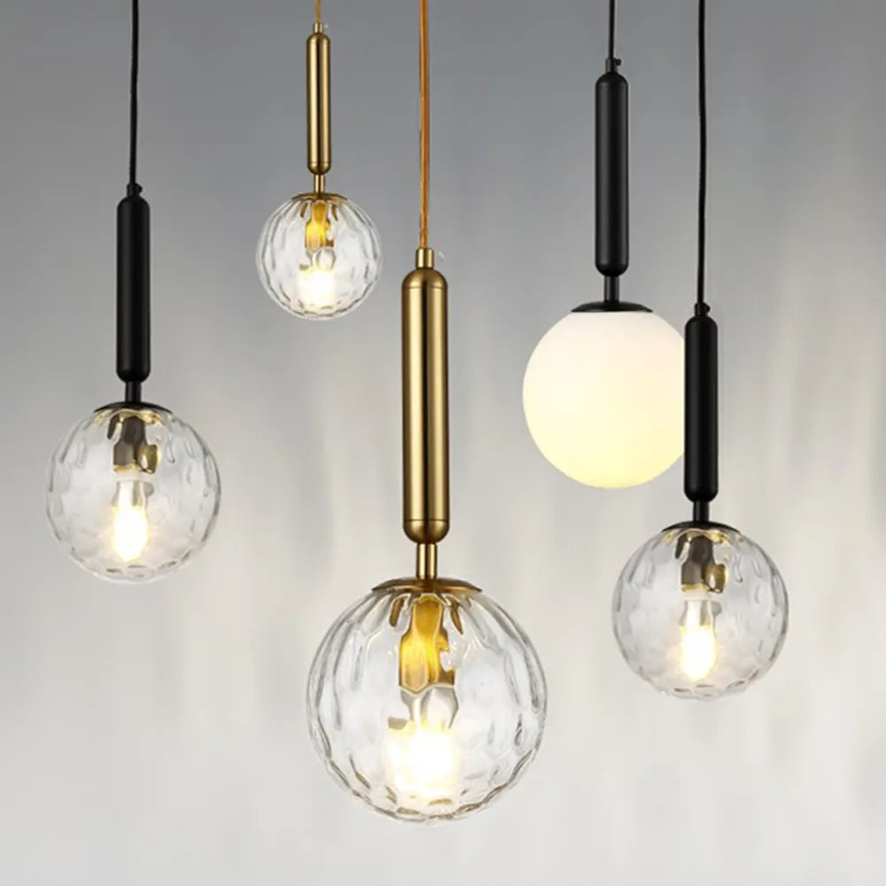 Pendant Light Black Gold Modern Dining | Volmira