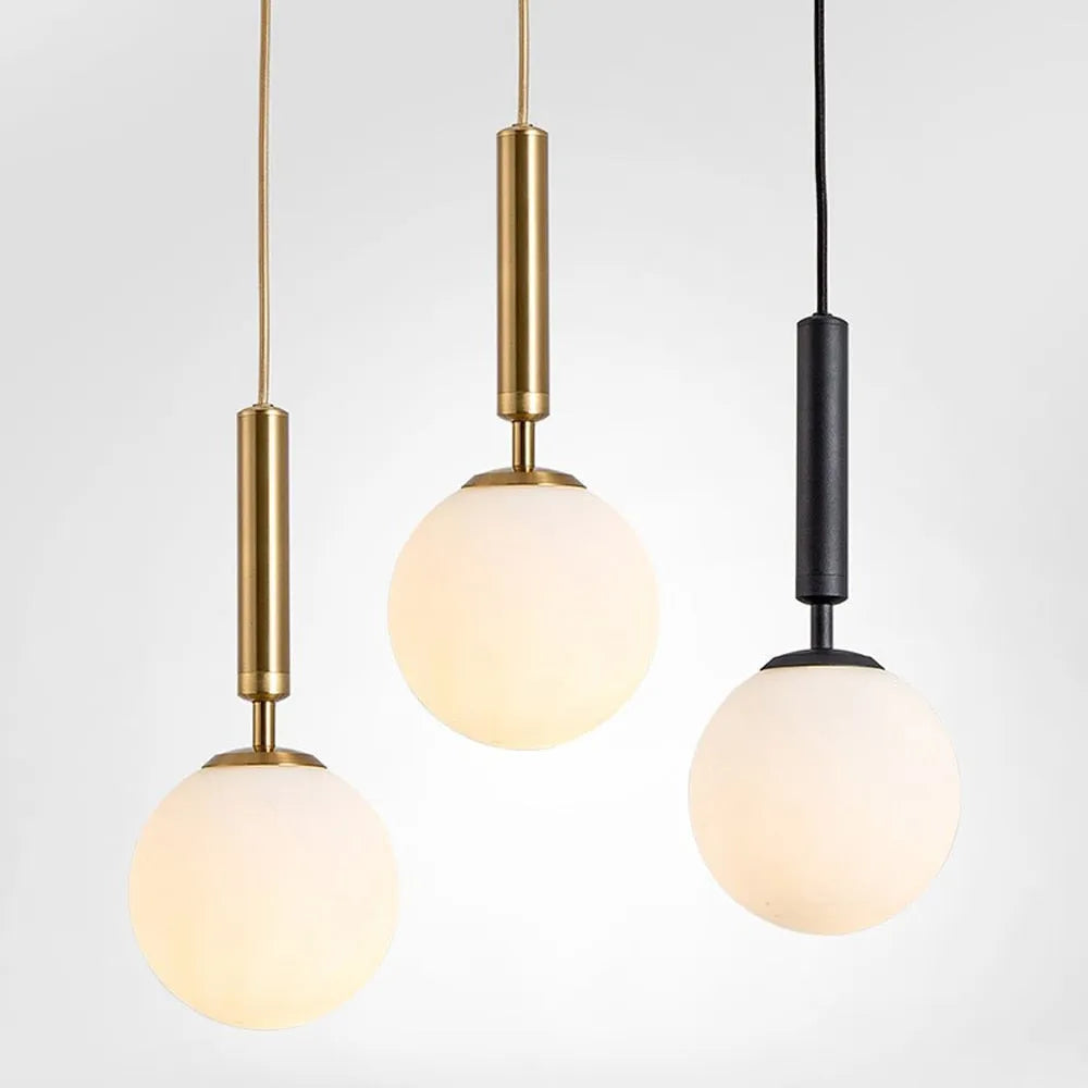 Pendant Light Black Gold Modern Dining | Volmira