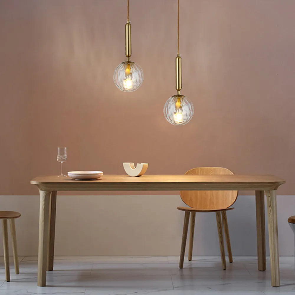 Pendant Light Black Gold Modern Dining | Volmira