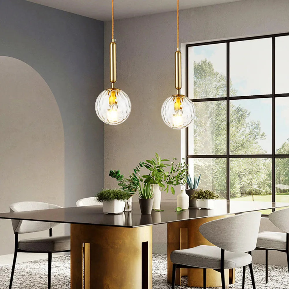 Pendant Light Black Gold Modern Dining | Volmira