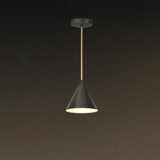 Pendant Light Brass Finish Modern Round Design | Ravelle