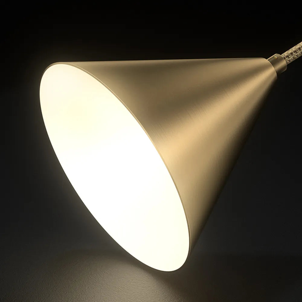 Pendant Light Brass Finish Modern Round Design | Ravelle