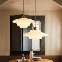 Pendant Light Brass Glass in Art Deco Style | Curivo