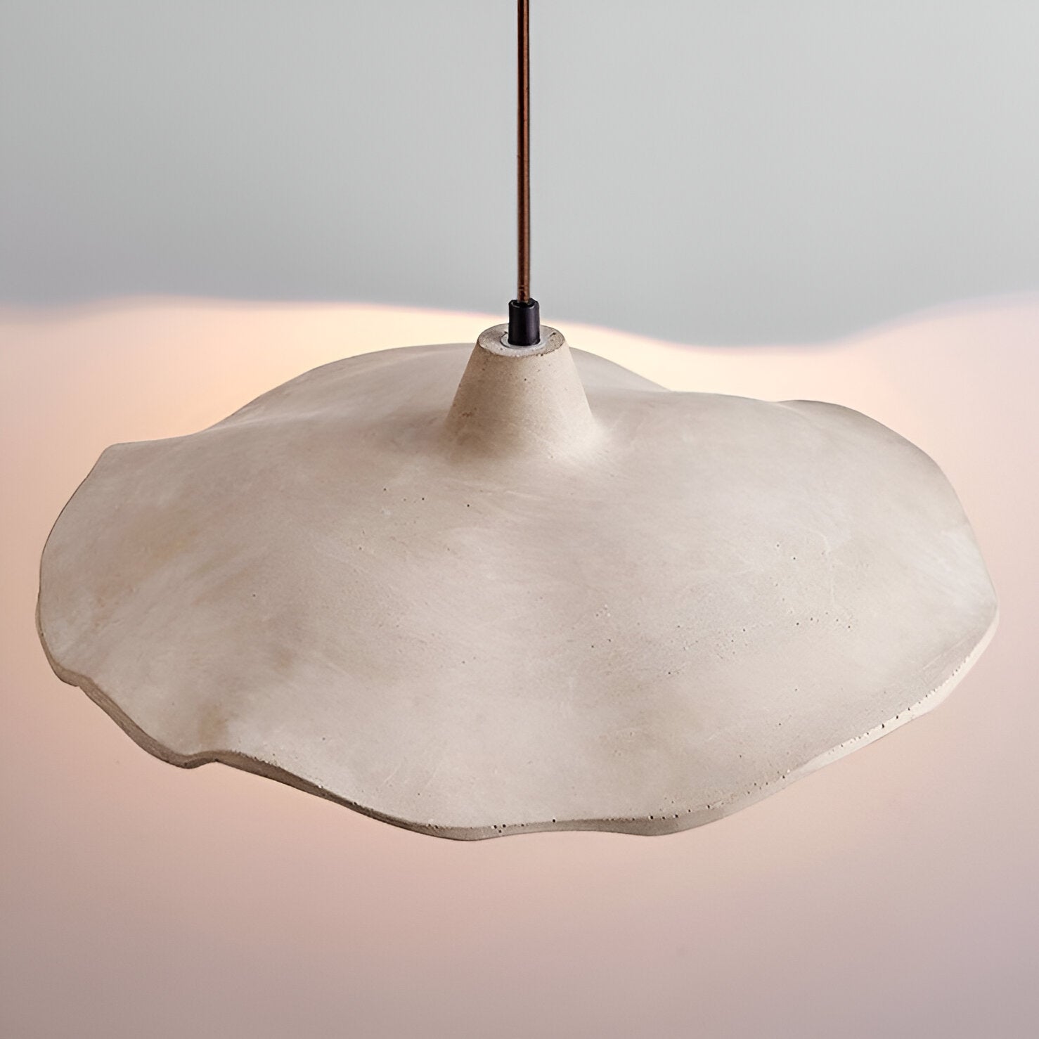 Pendant Light Cement Flower Nordic Minimalist Style | Arthen