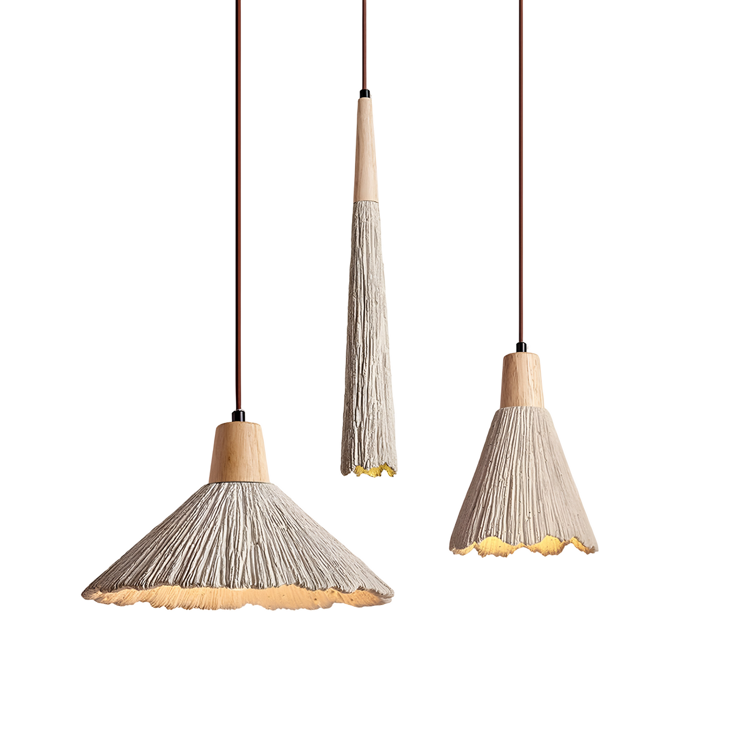 Pendant Light Cement Retro Wabi Sabi Style | Norami