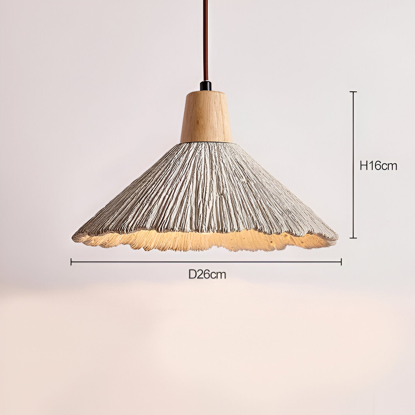 Pendant Light Cement Retro Wabi Sabi Style | Norami