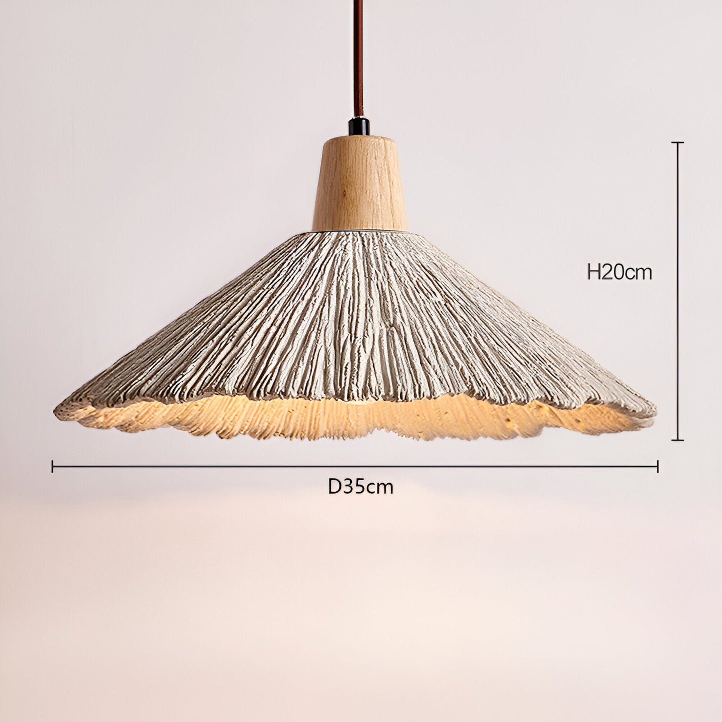 Pendant Light Cement Retro Wabi Sabi Style | Norami