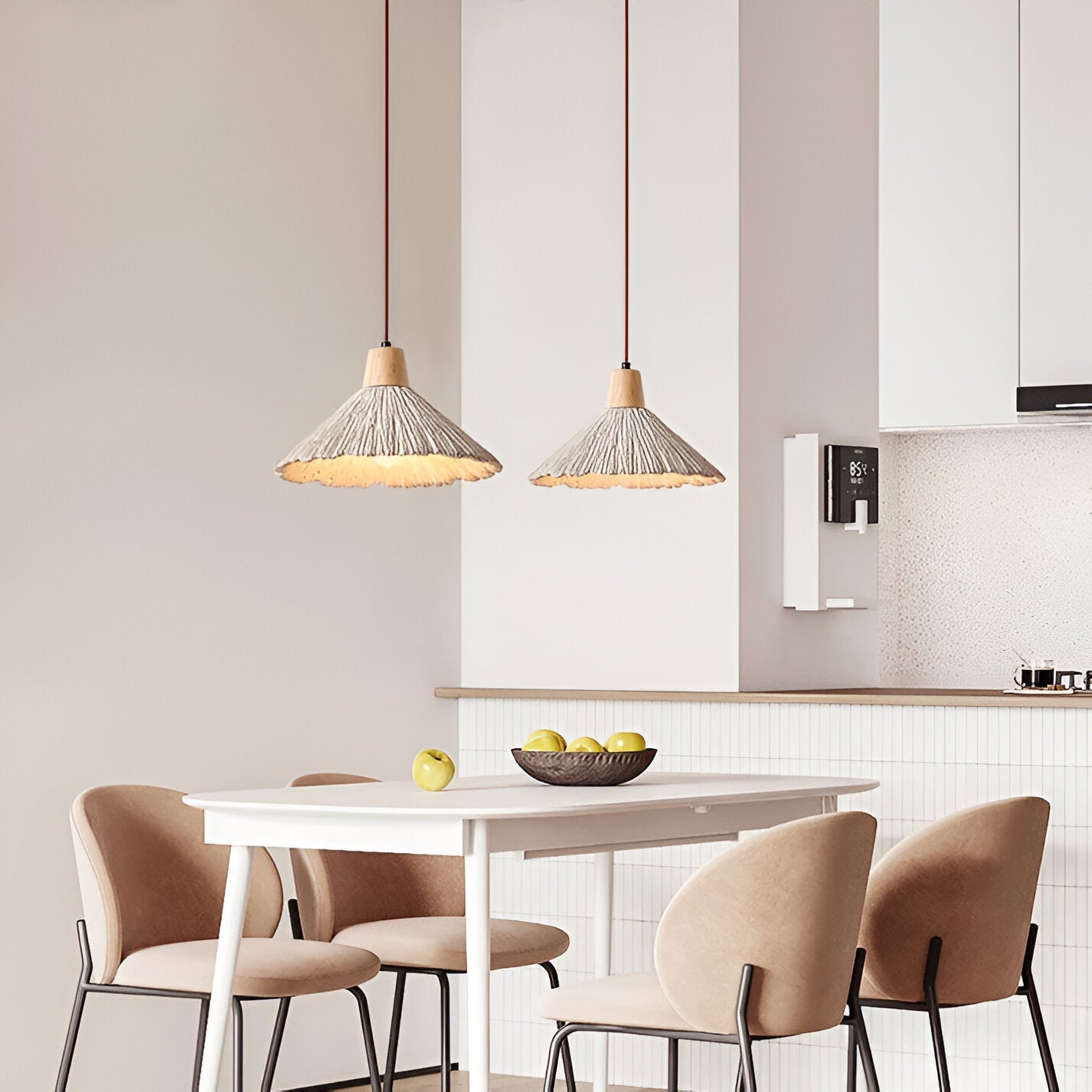 Pendant Light Cement Retro Wabi Sabi Style | Norami