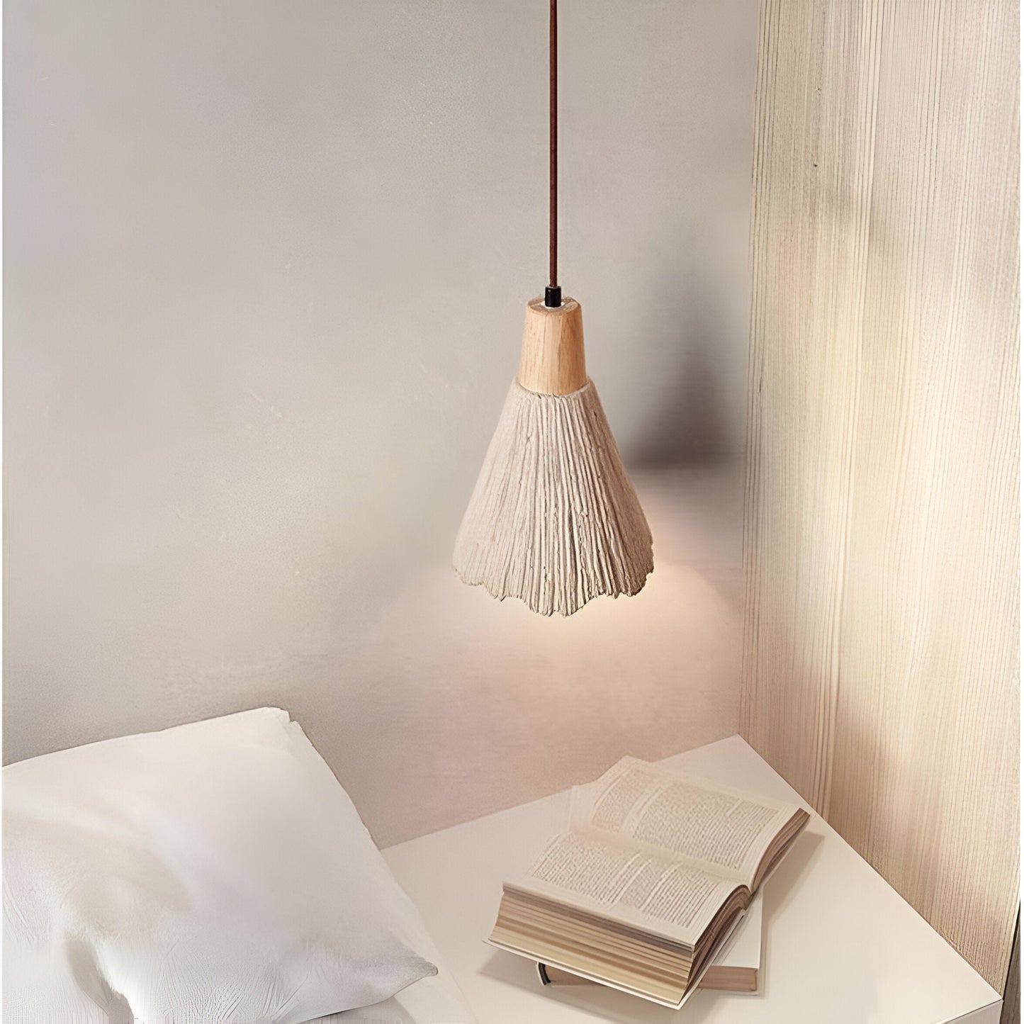 Pendant Light Cement Retro Wabi Sabi Style | Norami