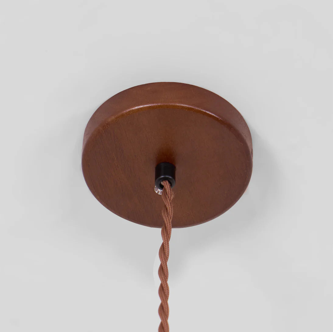 Pendant Light Ceramic Dome with Glass Diffuser | Edmund