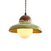 Pendant Light Ceramic Dome with Glass Diffuser | Edmund