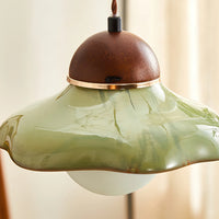 Pendant Light Ceramic Dome with Glass Diffuser | Edmund