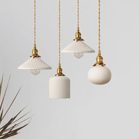 Pendant Light Ceramic Shade Retro Japanese Scandinavian | Lettena