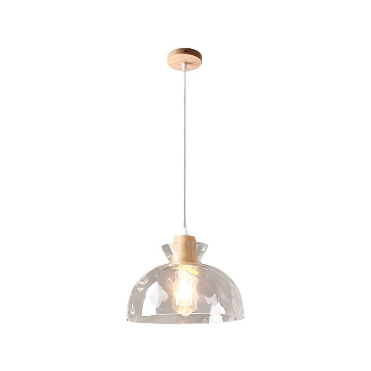 Pendant Light Clear Glass Nordic Style | Norvod