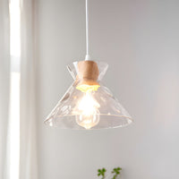 Pendant Light Clear Glass Nordic Style | Norvod