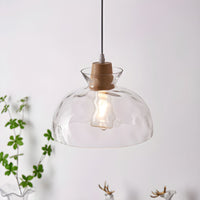 Pendant Light Clear Glass Nordic Style | Norvod