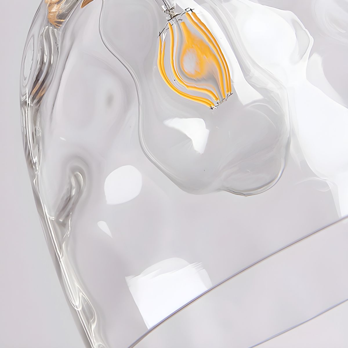 Pendant Light Clear Glass Nordic Style | Norvod