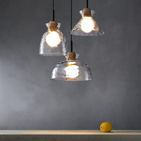 Pendant Light Clear Glass Nordic Style | Norvod