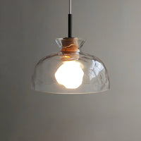 Pendant Light Clear Glass Nordic Style | Norvod