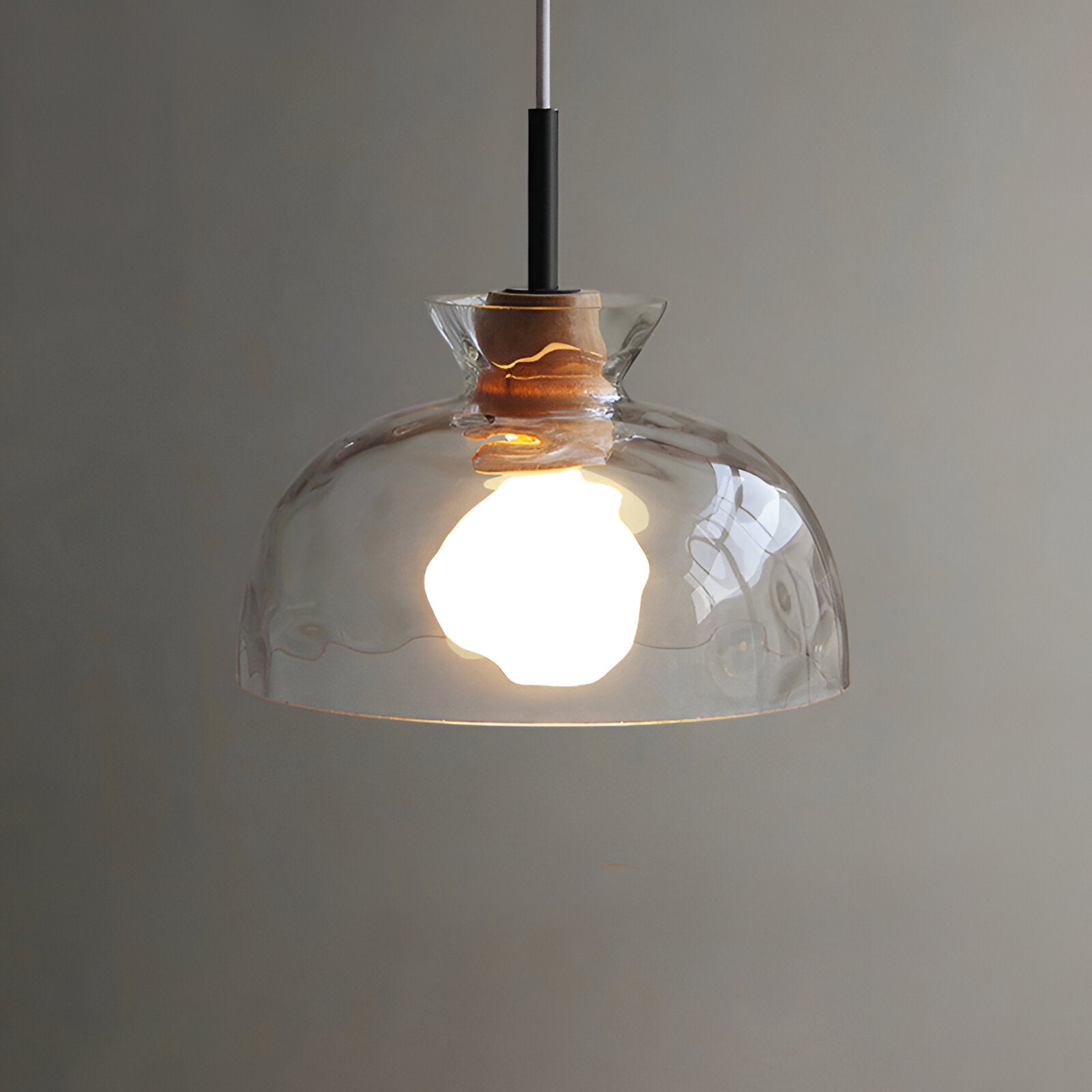 Pendant Light Clear Glass Nordic Style | Norvod