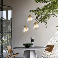 Pendant Light Clear Glass in Nordic Design | Merila