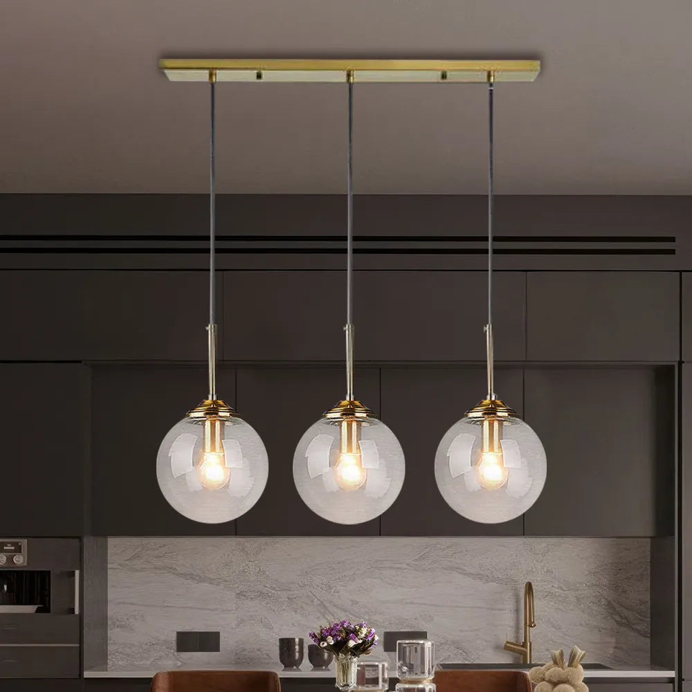 Pendant Light Clear Glass in Nordic Design | Merila
