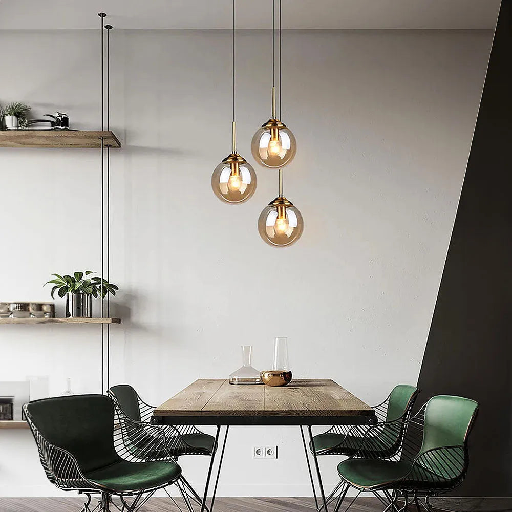 Pendant Light Clear Glass in Nordic Design | Merila