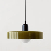 Pendant Light Colored Glass Bauhaus Style | Silvra