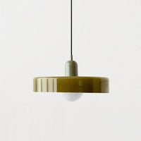 Pendant Light Colored Glass Bauhaus Style | Silvra
