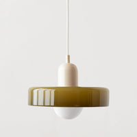 Pendant Light Colored Glass Bauhaus Style | Silvra
