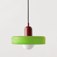 Pendant Light Colored Glass Bauhaus Style | Silvra