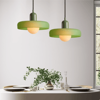 Pendant Light Colored Glass Bauhaus Style | Silvra