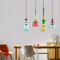 Pendant Light Coloured Glass for Modern Interiors | Navrin
