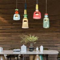 Pendant Light Coloured Glass for Modern Interiors | Navrin