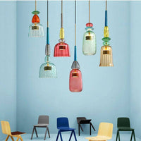 Pendant Light Coloured Glass for Modern Interiors | Navrin