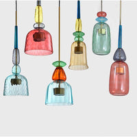 Pendant Light Coloured Glass for Modern Interiors | Navrin