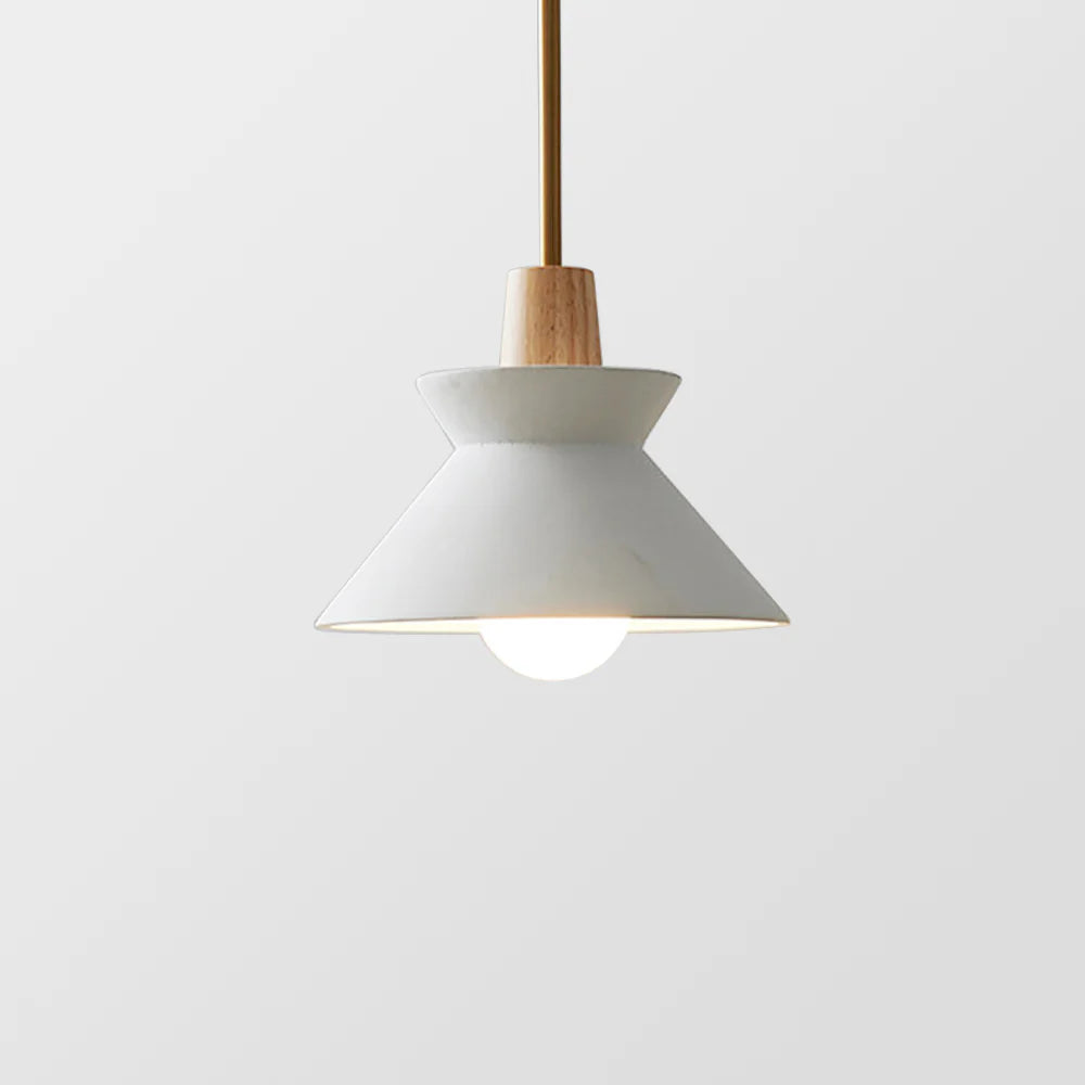 Pendant Light Concrete Cone Scandinavian Style | Veruno