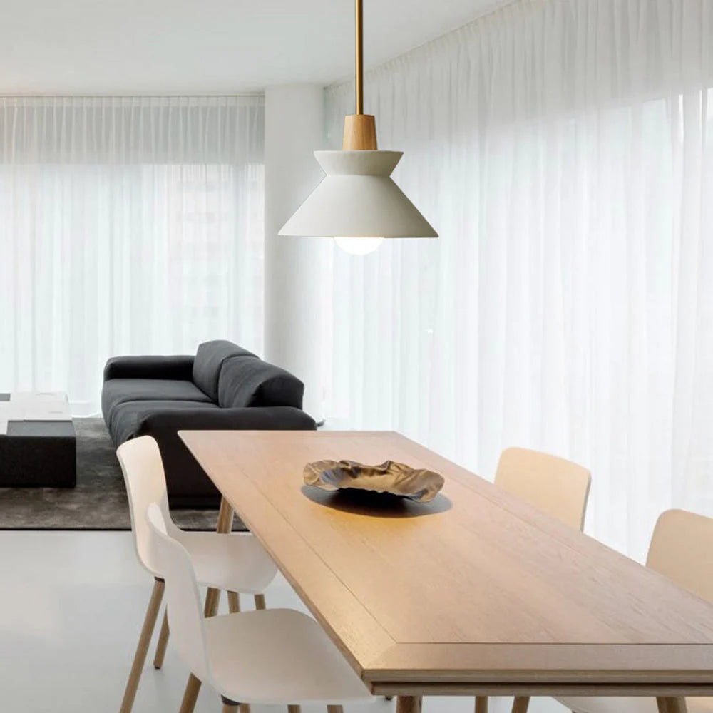 Pendant Light Concrete Cone Scandinavian Style | Veruno