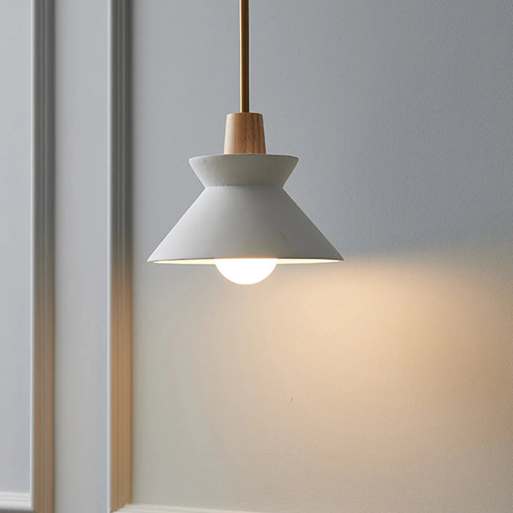 Pendant Light Concrete Cone Scandinavian Style | Veruno