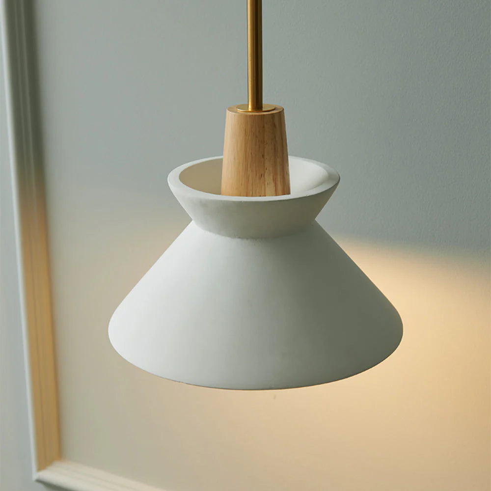 Pendant Light Concrete Cone Scandinavian Style | Veruno