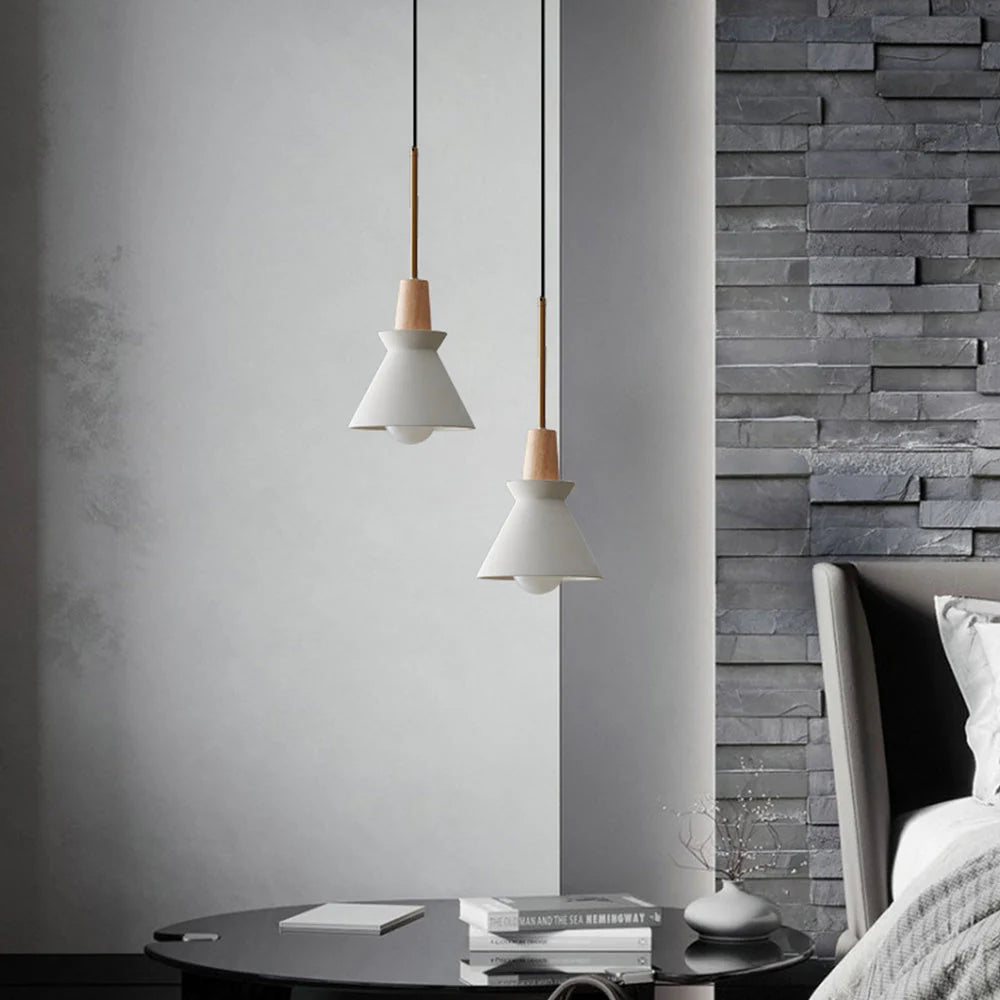 Pendant Light Concrete Cone Scandinavian Style | Veruno